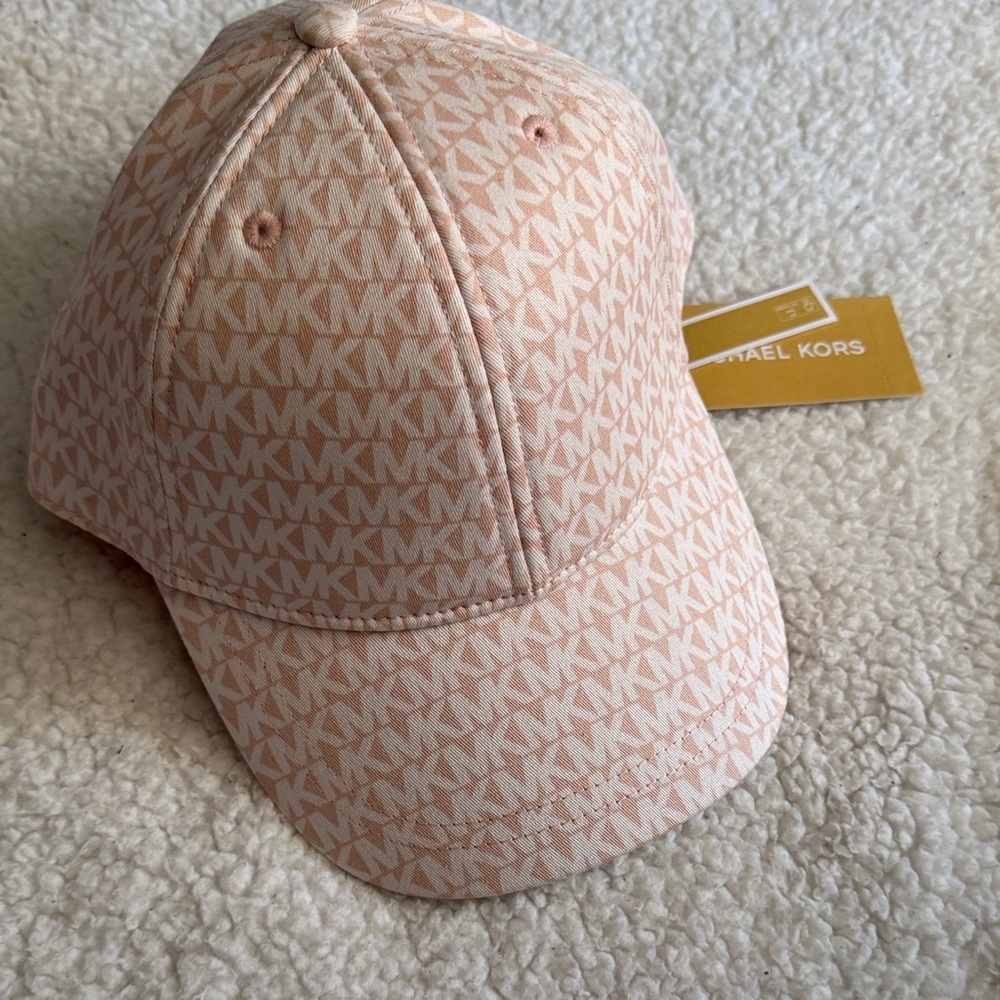 Michael Kors Kids Pink Logo Hat